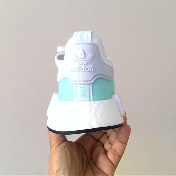 Adidas NMD R1 White Mint Green - Picture 6 of 8